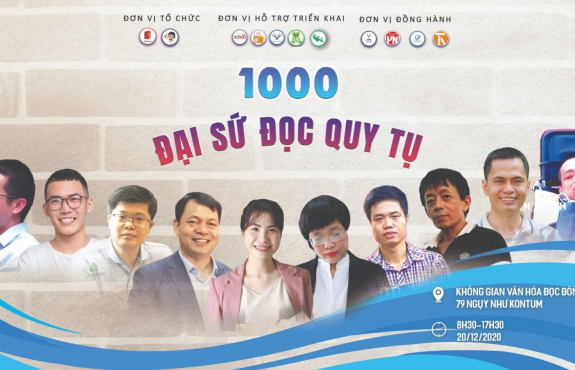 NGÀY HỘI QUY TỤ 1000 ĐẠI SỨ ĐỌC VIỆT NAM LẦN THỨ 1 CHỦ ĐỀ: TUỔI TRẺ - KIẾN TẠO TƯƠNG LAI